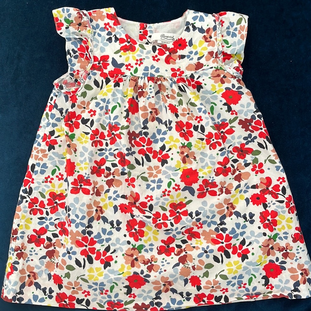 Bonpoint floral print dress size 2